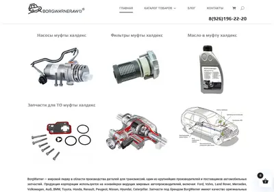 Снимок главной страницы borgwarnerawd.ru