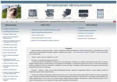 Снимок главной страницы alvet.ru