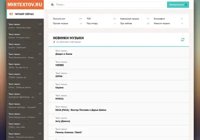 Снимок главной страницы 1text.ru