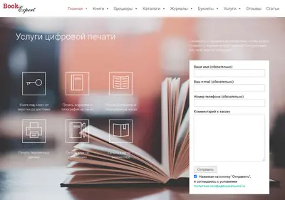 Снимок главной страницы book-expert.ru
