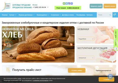 Снимок главной страницы lfb.su
