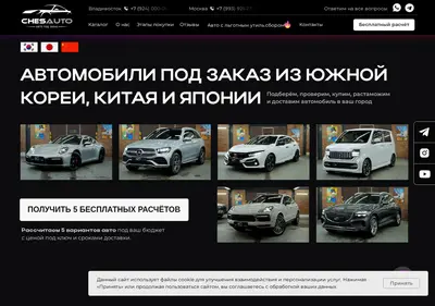 Снимок главной страницы chesauto.ru