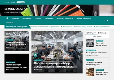 Снимок главной страницы brandufa.ru