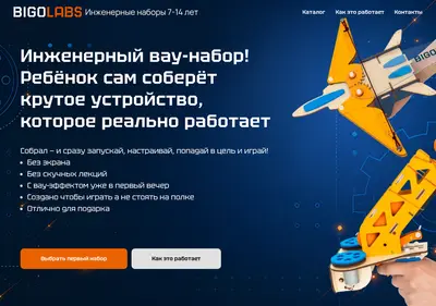 Снимок главной страницы bigolabs.ru