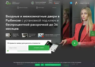 Снимок главной страницы 1000-door.ru