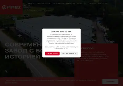 Снимок главной страницы mmvz.su