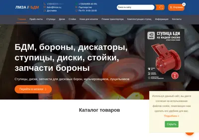 Снимок главной страницы bdm-bdm.ru