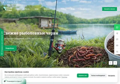 Снимок главной страницы belayarechka.ru