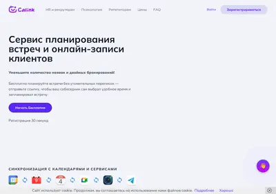 Снимок главной страницы calink.ru