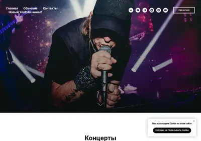 Снимок главной страницы arthur-berkut.ru