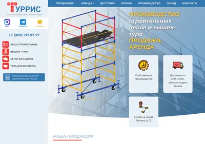 Снимок главной страницы turris.spb.ru