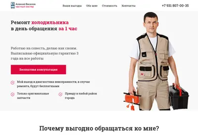 Снимок главной страницы aleksei-veselov.ru