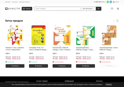 Снимок главной страницы bookstr.ru