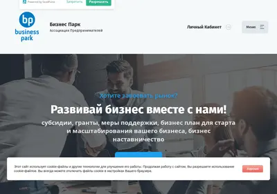 Снимок главной страницы bpum.ru