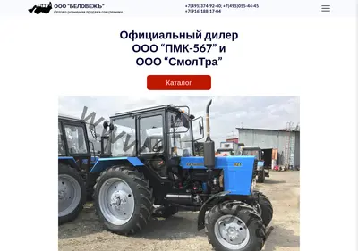 Снимок главной страницы belovej.ru