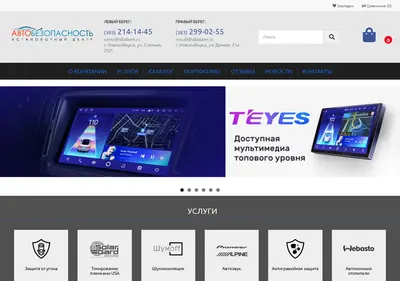 Снимок главной страницы alarm-car.ru