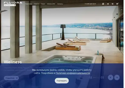 Снимок главной страницы astralpool.ru