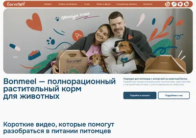 Снимок главной страницы bonmeel.ru