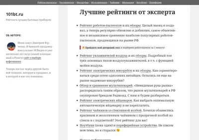 Снимок главной страницы 101bt.ru