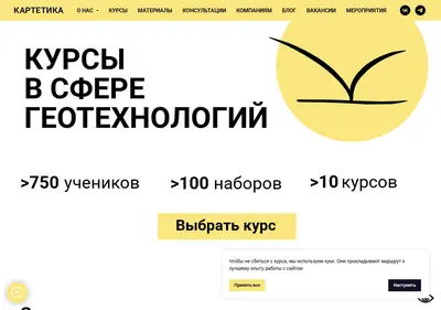 Снимок главной страницы cartetika.ru