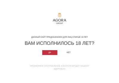 Снимок главной страницы agora-group.ru