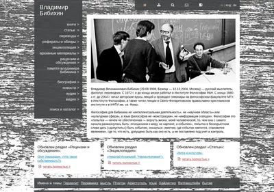 Снимок главной страницы bibikhin.ru