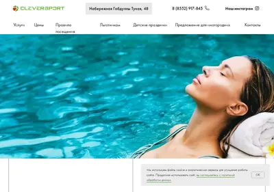 Снимок главной страницы cleversport-terma.ru