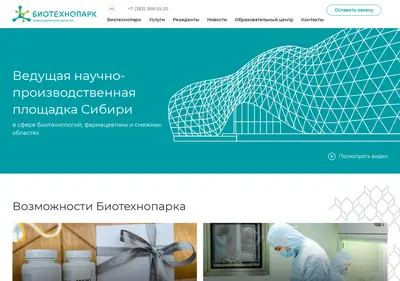 Снимок главной страницы btp-nso.ru