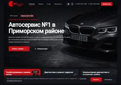 Снимок главной страницы automotorservice.ru