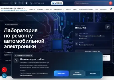 Снимок главной страницы 24-volt.ru