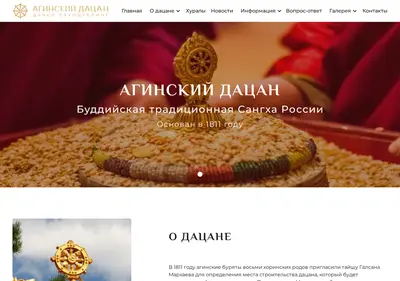 Снимок главной страницы aginskydatsan.ru
