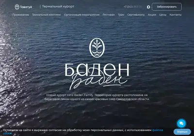 Снимок главной страницы baden-tavatuy.ru