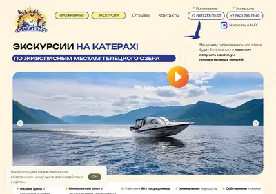Снимок главной страницы altai-kel.ru