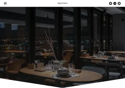 Снимок главной страницы aquatoria-restaurant.ru