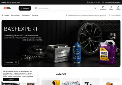 Снимок главной страницы basfexpert.ru