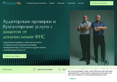 Снимок главной страницы audit-reshenie.ru