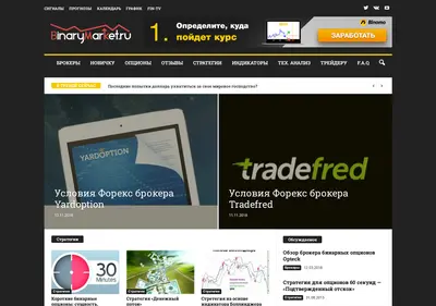 Снимок главной страницы binarymarket.ru
