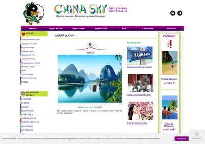Снимок главной страницы china-sky.ru