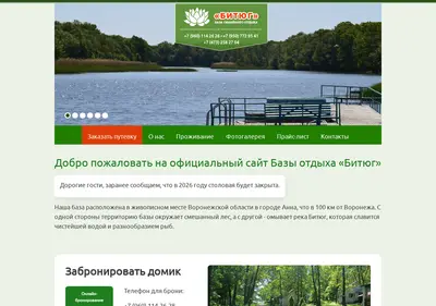 Снимок главной страницы bitiug.ru