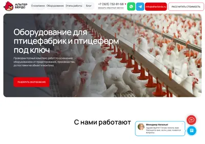 Снимок главной страницы alterbirds.ru
