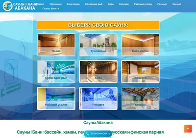 Снимок главной страницы abakan-sauna.ru