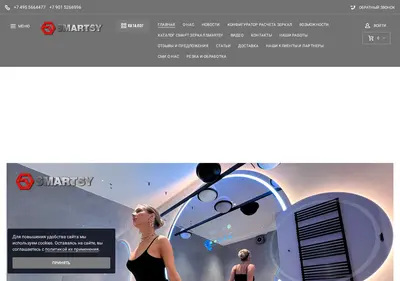 Снимок главной страницы smartsy.ru