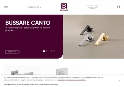 Снимок главной страницы bussare.ru