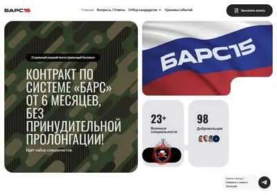 Снимок главной страницы bars15.ru