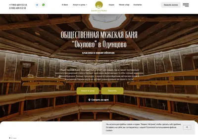 Снимок главной страницы banya-odincovo.ru