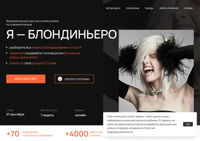 Снимок главной страницы blondebezpravil.ru