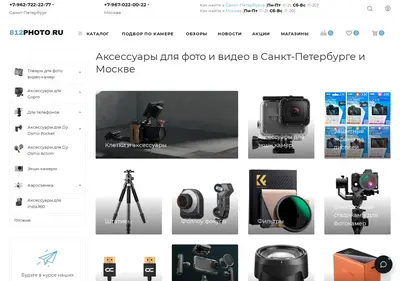 Снимок главной страницы 812photo.ru