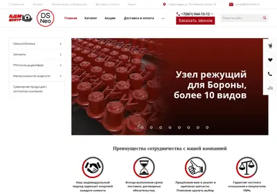 Снимок главной страницы bdmcentr.ru